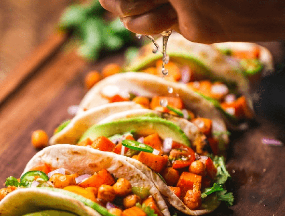 Chicken Lettuce Wraps with Lime Drench